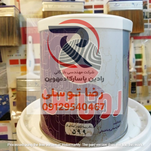 رنگ روغنی نیم براق روناس