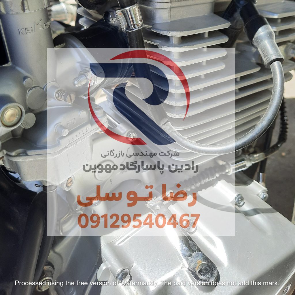 رنگ نسوز نقره ای برای انجین موتور سیکلت